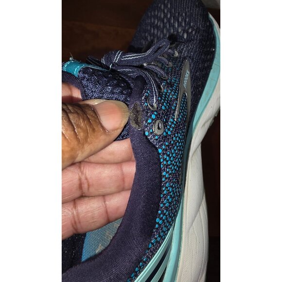 Brooks Ghost 13 Women's Running Shoes Size 8.5 Navy & Teal Mesh Upper Cushioned - Picture 8 of 8